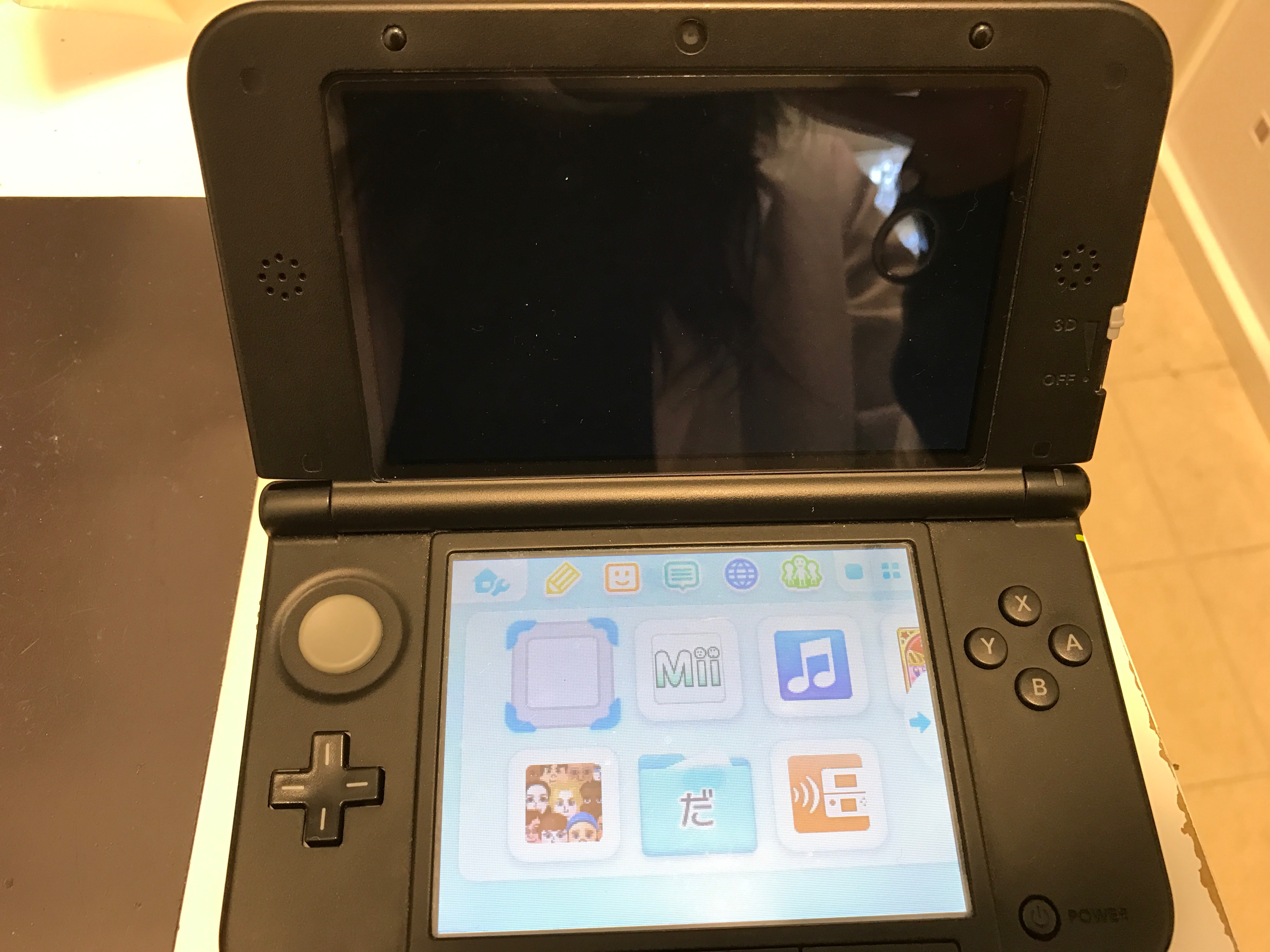 ３dsll上画面が真っ暗でうつらない Nintendo3ds Switch Psp 修理のゲームホスピタル Nintendo3ds ニンテンドーds Psp Switch 修理