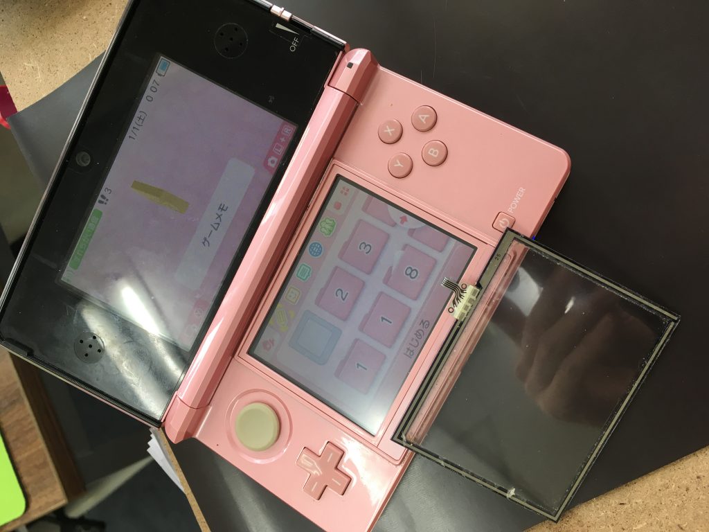 タッチの反応が鈍くなった3DSの修理 | Nintendo3DS ・Switch・ PSP 修理のゲームホスピタル | Nintendo3DS