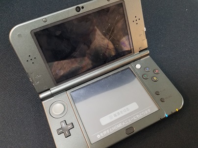 【New3DSLL】液晶が壊れてしまったら是非ご相談ください！！ | Nintendo3DS ・Switch・ PSP 修理のゲームホスピタル