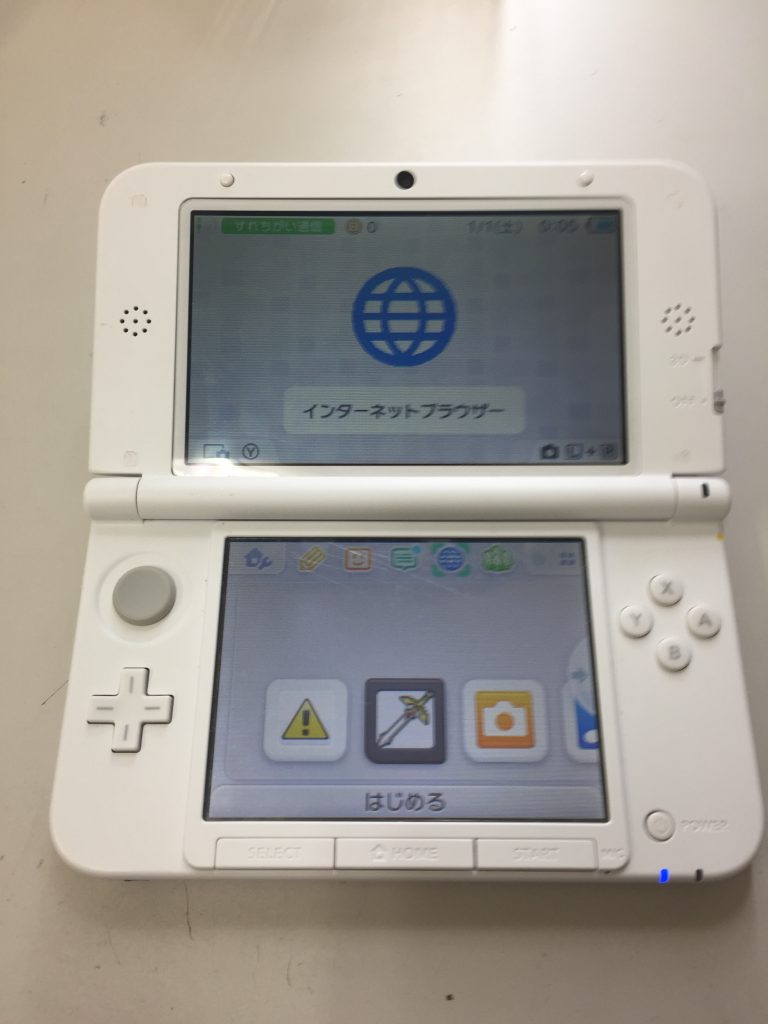 任天堂3DS　上画面交換修理