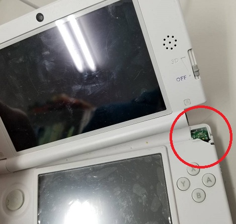 3DSLLの本体のヒンジ部分が壊れてしまった！ | Switch・Nintendo3DS