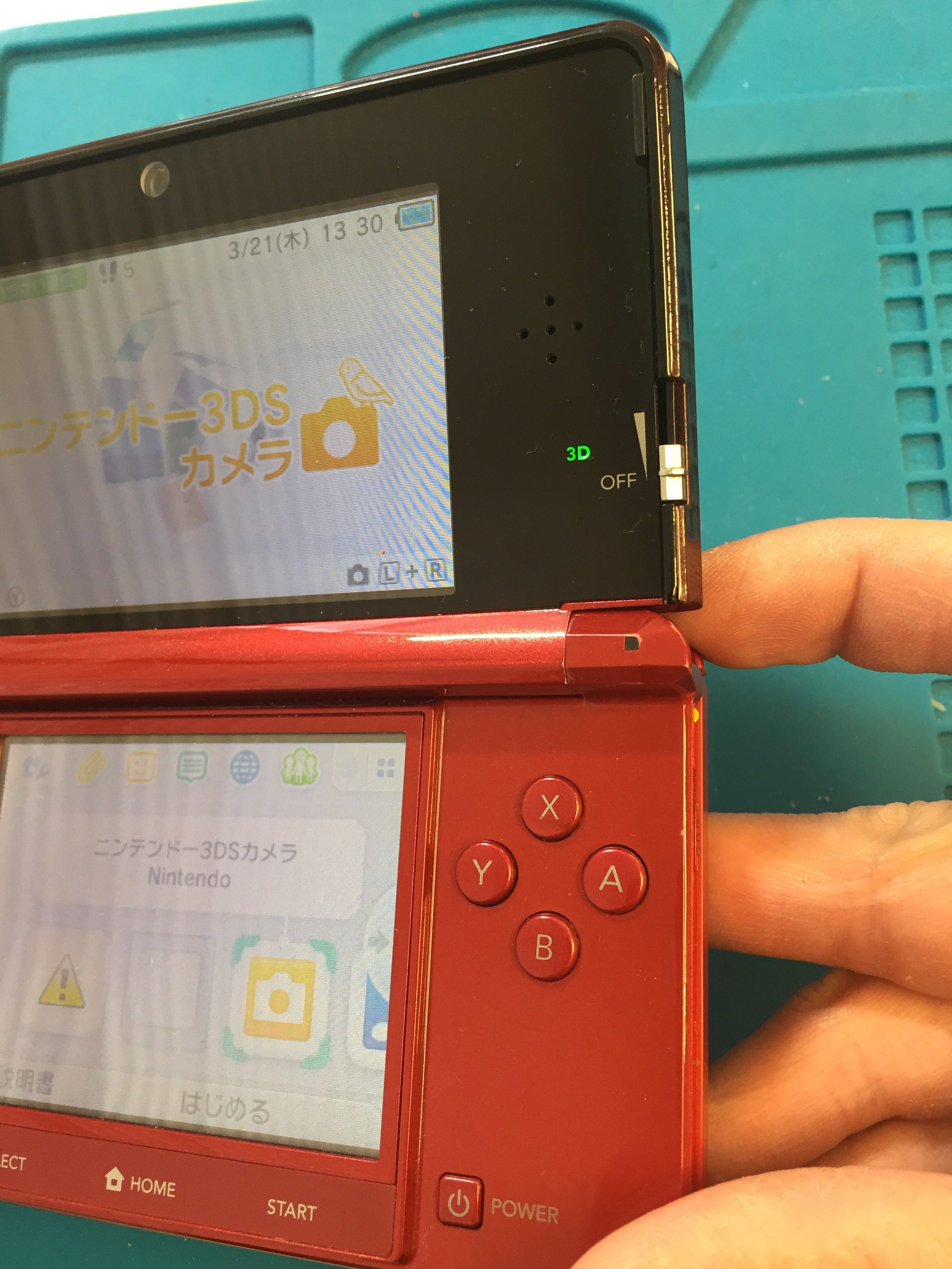 任天堂 3DS】Rボタンを強く押しすぎて故障…反応しないRボタンの修理 