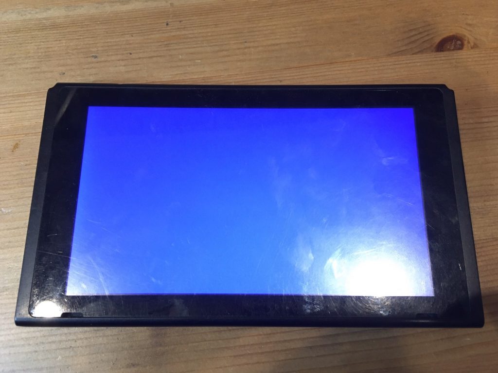 Nintendo Switch のブルースクリーン 青い画面が改善できました Switch Nintendo3ds Psp 修理のゲームホスピタル Switch Nintendo3ds ニンテンドーds Psp 修理