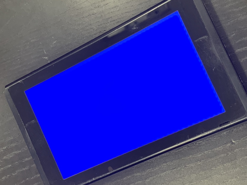 画面が青一色 ブルースクリーン の任天堂スイッチは直せる Switch Nintendo3ds Psp 修理のゲームホスピタル Switch Nintendo3ds ニンテンドーds Psp 修理
