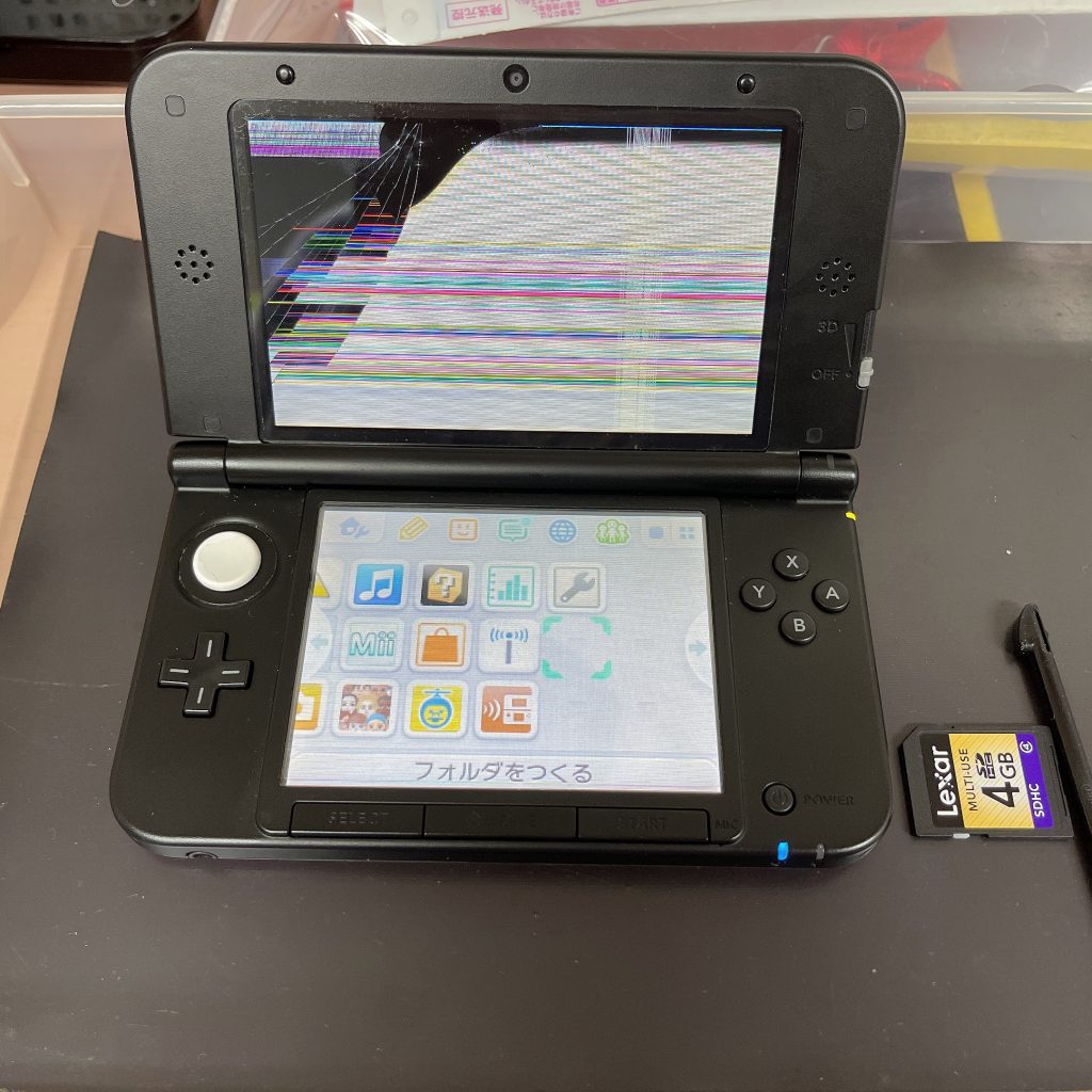 任天堂3dsllの画面交換の修理をしました Nintendo3ds Switch Psp 修理のゲームホスピタル Nintendo3ds ニンテンドーds Psp Switch 修理