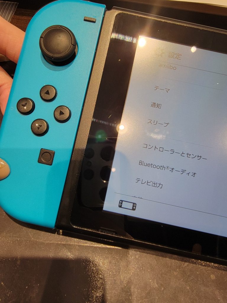 Nintendo Switch本体側レール交換20211227_105418