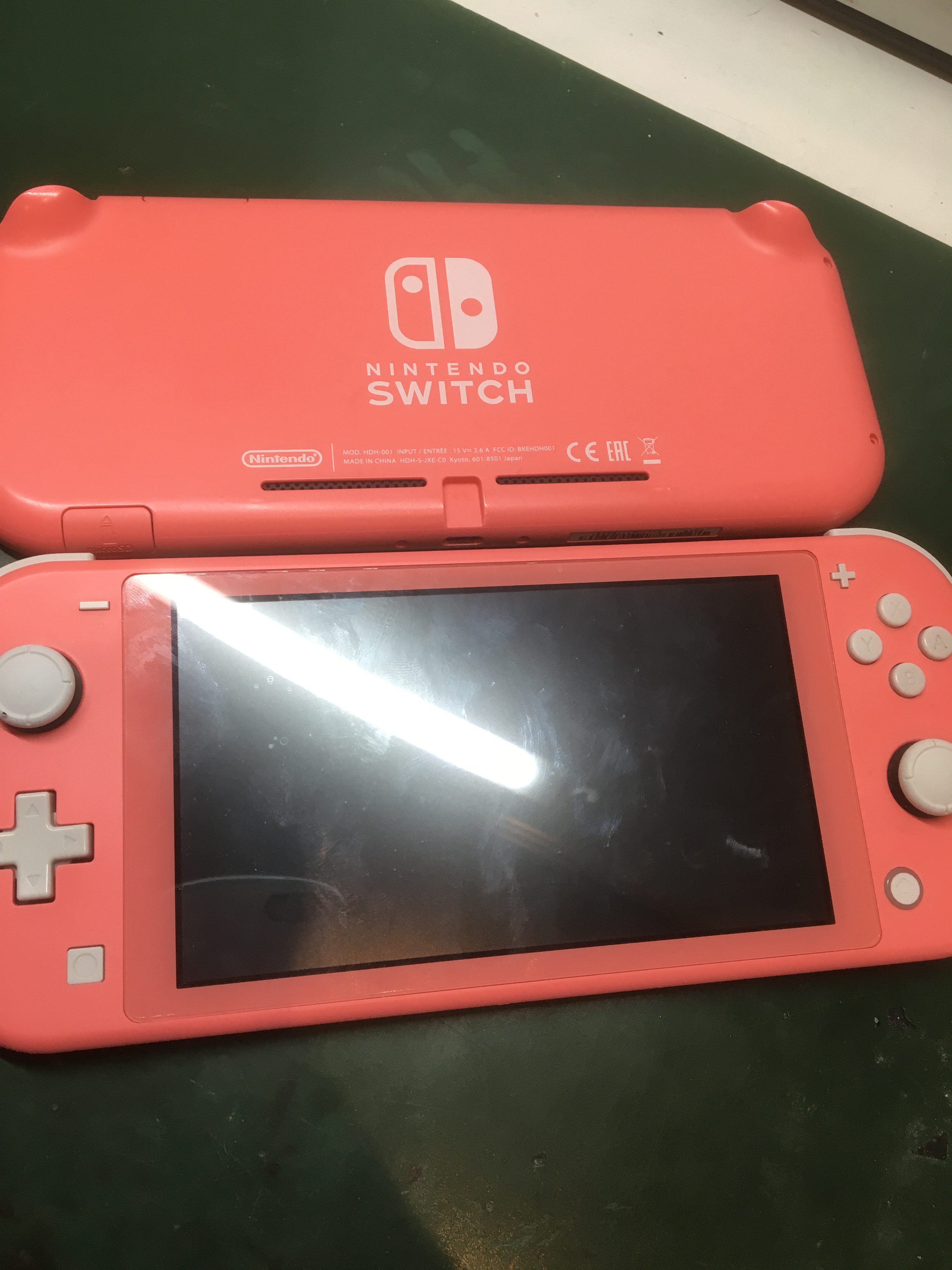 354) 整備済み Switch Lite ターコイズ 外装交換済み-