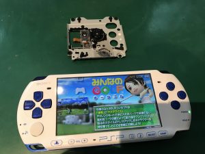 PSP-3000 UMDドライブ修理完了です!!
