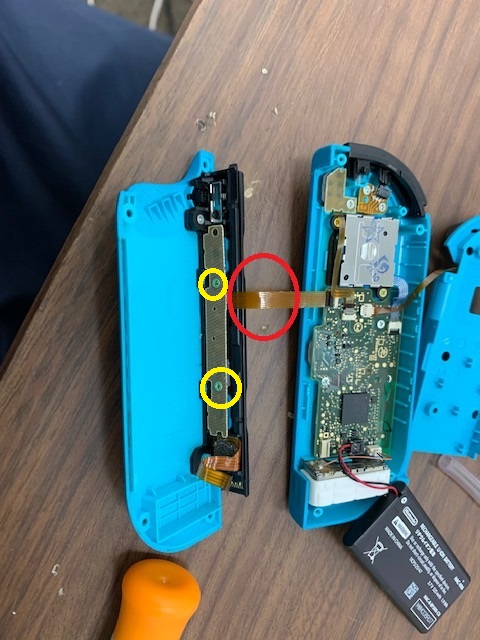 switchのジョイコンのSL/SRボタンの修理 | Switch・Nintendo3DS ・ PSP ...