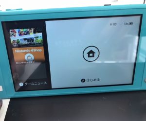 Nintendo Switch Lite液晶画面交換修理５
