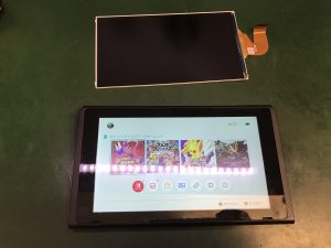 Switch 液晶画面修理成功です!!