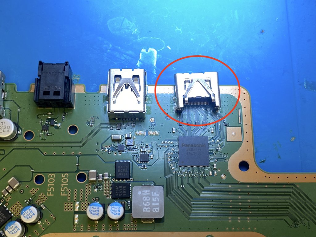 PS4 HDMIソケット修理