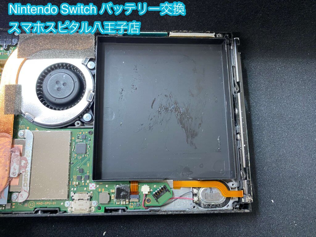 Nintendo Switch バッテリー劣化 交換 (3)