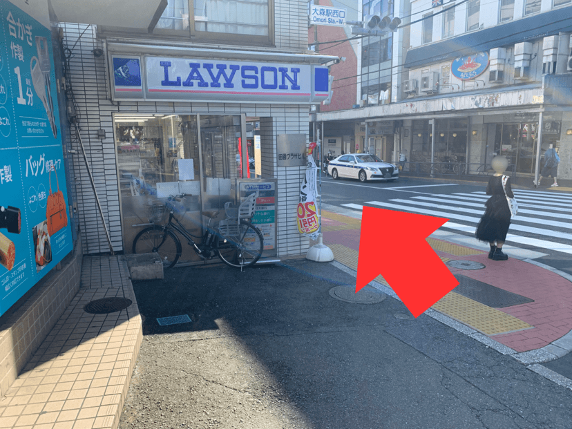 店舗までの道のり2