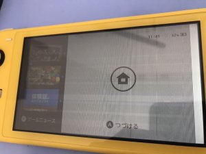 Switch Lite液晶画面交換修理