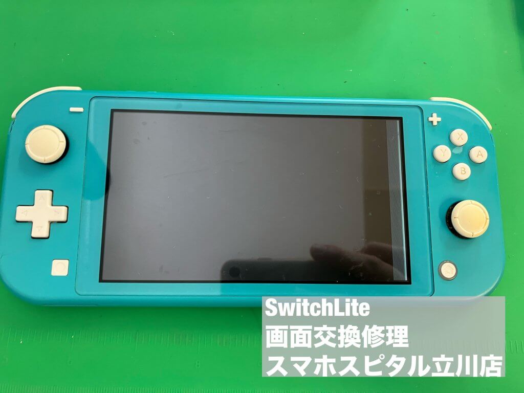 Nintendo Switch Lite 液晶故障 修理 立川 (1)