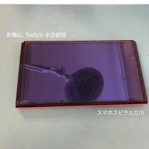 有機EL Switch 水没