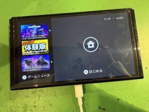 関内　有機ELSwitch　充電口交換