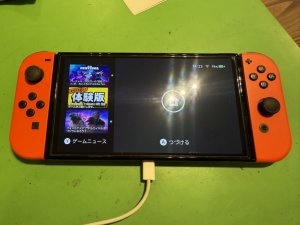 関内　有機ELSwitch　充電不良修理