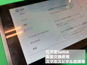 Nintendo switch 液晶故障 修理 (2)
