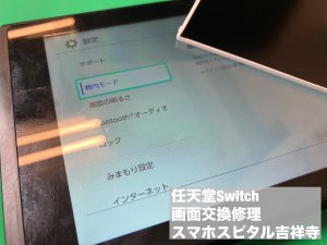 Nintendo switch 液晶故障 修理 (6)