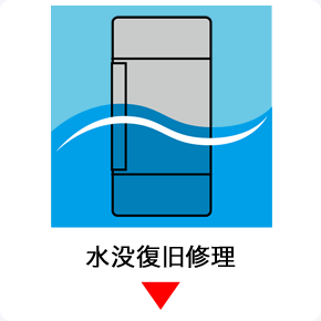 ds水没復旧修理